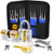 Professional 17-Piece Stainless Steel Multitool Set Training Kit with 3 Locks Blue