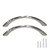10 Pack Cabinet Pulls Brushed Nickel 5 inch Hole Centers Drawer Pulls Arch Shape Dresser Pulls Stain Nickel Kitchen Cabinet Hardware Pulls