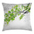 Ambesonne Nature Throw Pillow Cushion Cover  Twiggy Spring Tree Branch with Refreshing Leaves Summer Peaceful Woodland Graphic  Decorative Square Accent Pillow Case  24  X 24   Green Grey