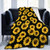 BLUBLU Sunflower Flannel Fleece Bed Blanket Throw Blanket Lightweight Cozy Plush Blanket for Bedroom Living Rooms Sofa Couch 50 x40