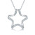 JUSTKIDSTOY Ring Holder Necklace Sterling Silver Pentagram Necklace Engagement Ring Keeper Jewelry for Women Gifts