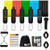 iECO Resistance Bands Set  Exercise Bands with Door Anchor  Handles  Legs Ankle Straps for Resistance Training  Physical Therapy  Home Workouts