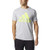 adidas Mens Badge of Sport Classic Tee M Medium Grey Heather-Solar Yellow