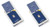 Dal Negro Poker Extra Blue Case  Pack of 2