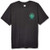 adidas Originals Men s Skate Gates Tee  black-bold green  Small