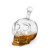 Foster   Rye Skull Liquor Decanter  One Size  Multicolor