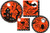 Frightfully Fancy Halloween Party Supply Pack! Bundle Includes Paper Plates and Napkins for 18 Guests