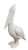 Creative Co-op Resin Pelican with Distressed White Finish