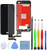 LanSupp Compatible with iPhone 8 Plus Screen Replacement Black 5-5  LCD Display Touch Screen Digitizer Frame Assembly Set with Repair Tools Kit