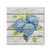 Trademark Fine Art Blue Hydrangeas by Jean Plout, 14x14-Inch Canvas Wall Art