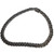 BLINGFACTORY Hip Hop Iced Black Hematite 12mm 18  Iced Box Lock Miami Cuban Chain Necklace