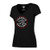 OTS NBA Toronto Raptors Women s Rival V-Neck Tee  Team Color Global Logo  Medium