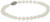 Sterling Silver White Freshwater Cultured A Quality Pearl Bracelet 5-5-6mm 8