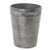 Zenna Home, India Ink Altair Waste Basket, Pewter