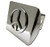 Elektroplate Chrome Peace Sign Chrome Metal Hitch Cover