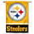WinCraft Pittsburgh Steelers Gold Two Sided House Flag WinCraft Pittsburgh Steelers Gold Two Sided House Flag