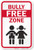 SmartSign  Bully Free Zone  Sign   12  x 18  3M High Intensity Grade Reflective Aluminum