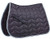 Saxon Element Quilted All Purpose Saddle Pad Navy-Blue Cob