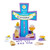 First Communion Stand Up Foam Cross Craft Kit, 8 1/2 Inch