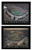 New York Jets New   Old Meadowland Stadium Framed Aerial Prints Set of 2