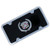 Cadillac Classic Logo Black Acrylic License Plate with Chrome Frame Kit