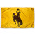 College Flags   Banners Co- Wyoming Cowboys Gold Flag College Flags   Banners Co- Wyoming Cowboys Gold Flag