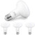 BR30 Led Flood Light Bulbs  12W100W Equivalent  3000K Warm White  1200 Lumens  Dimmable R30 LED Bulb  E26 Base Recessed Can Light Bulb  4 Pack