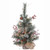 Vickerman B166225LED Snow Tipped Pine & Berry Tree with Berries, Vines, Real Pine Cones, 52 PVC Tips & 35 Dura-Lit Italian LED Mini Lights In Burlap Base, 2' x 16", Warm White LED