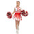 Spooktacular Creations Child Girl Cheerleader Costume X-Large Red