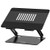 Besign LSX2 Aluminum Laptop Stand  Ergonomic Adjustable Notebook Stand  Riser Holder Computer Stand Compatible with MacBook Air Pro  Dell  HP  Lenovo More 10-15-6  Laptops Black