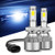 LED Headlight Bulbs,Snorda Headlights All-in-One High/Low Beam/Fog Light Bulb,IP68 8000LM 6000K Cool White-2 Yr Warranty (H11(H8,H9))
