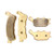 SYUU Motorcycle Front Rear Severe Duty Sintered Metal Brake Pads for Honda NC 700 SD SAD XAD XD 2011 2012 2013 Manual Auto Gearbox FA388FA FA174R