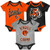 Outerstuff NFL Newborn Infants Champ 3 Piece Creeper Bodysuit Set 3-6 Months  Cincinnati Bengals