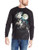 The Mountain Three Wolf Moon Adult Long Sleeve T-Shirt  Dark Green  Medium