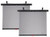 BRICA Mega  White Hot  indicator Sun Rollershade  2 Count