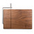 NCAA Arizona State Sun Devils Meridian Black Walnut Cutting Board with Cheese Slicer