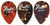 Fender 358 Jazz Guitar Pick Shell Heavy 6 Dozen