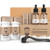 Beard Growth Bundle - Crafted s Derma Roller for Beard Growth - 2x Beard Growth Oil - 2x Beard Growth Pills - Stimulate Beard and Hair Growth - Best Derma Roller for Men - Amazing Beard Growth Kit
