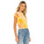 Free People Bright Eyes Tee Yellow Combo MD Women s 8-10