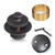 Uni-Green Bathtub Drain Conversion Kit  Lift   Turn Tub Drain Kit  All Brass Construction  Matte Black