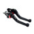 FTRT Short Brake and Clutch Levers for Honda CBR600RR CBR 600RR PC37 2003 2004 2005 2006 Honda CBR954RR CBR 954RR SC50 2002 2003  Black