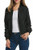 Zeagoo Women Classic Solid Biker Jacket Zip up Bomber Jacket Coat