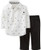 Carter s 2 Piece Woven Set Baby - Black-3 Months