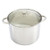 Ecolution Pure Intentions Stock Pot 12 Quart - Vented Tempered Glass Lid - Stainless Steel