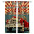 Edwiinsa Vintage Garage Repair Advertising Automobile Rustic Vehicle Kitchen Blackout Curtains Window Drapes Treatment  2 Panels Set for Kitchen Cafe Office  80W x 84L inch