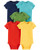 Carter s Baby Boys 5-Pack Short-Sleeve Original Bodysuits Solids 6 Months