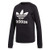 adidas Originals Women s Trefoil Crew  Black  Small