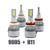 9005+H11 Combo 200W 20000LM LED Headlight Kit 3 Year Warranty High & Low Beam Light Bulbs