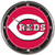 MLB Cincinnati Reds Chrome Clock  12  x 12