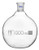 Florence Boiling Flask  1000ml - 24-29 Joint  Interchangeable - Borosilicate Glass - Flat Bottom  Short Neck - Eisco Labs